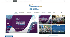 Desktop Screenshot of fecomerciorr.com.br